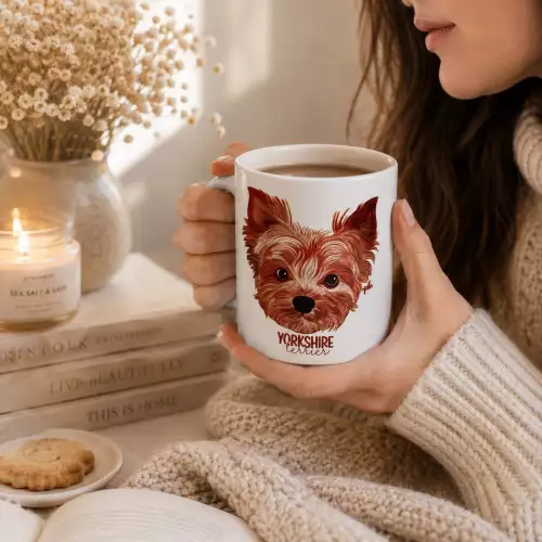 Mug Yorkshire Terrier para amantes de perros