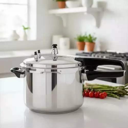 Olla a presión Kalley 6 litros aluminio cocción rápida
