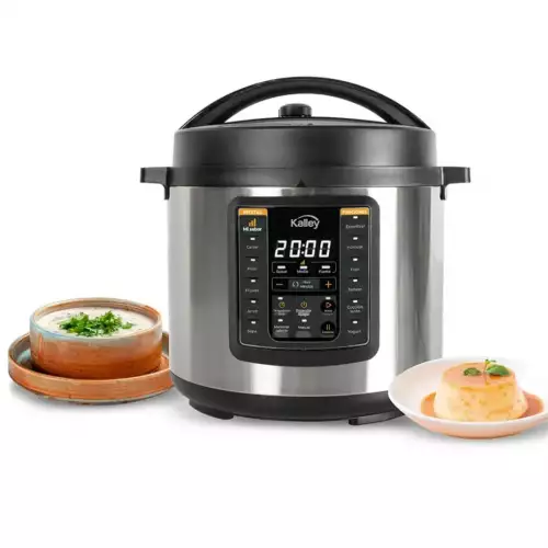 Olla multifuncional Kalley 5.5L con 15 funciones