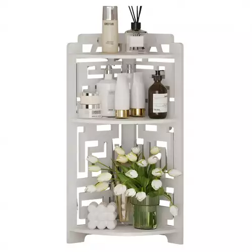 Organizador Esquinero Multiusos 3 Niveles Estante Para Baño, Decoración Y Accesorios Del Hogar