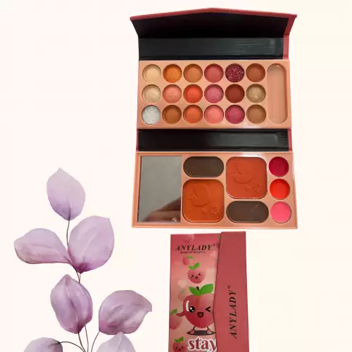 Paleta de maquillaje 25 colores completa sombras labial y rubor