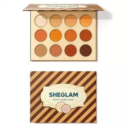 Paleta de sombras 12 tonos mate y brillante acabado sedoso