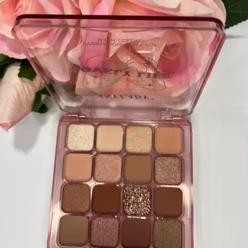 Paleta de sombras 16 colores tonos tierra fácil de difuminar