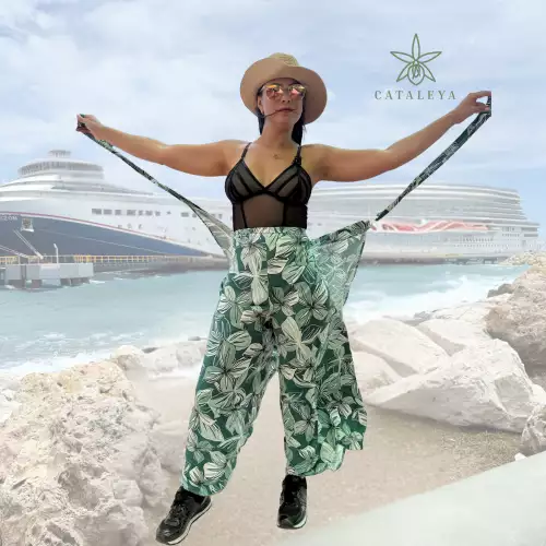Pantalón envolvente Nayla verde