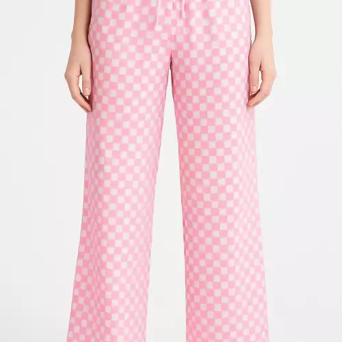 Pantalon Palazzo Bota Ancha Rombos