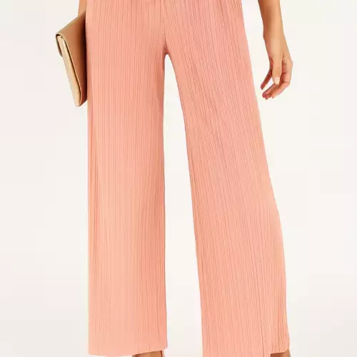 Pantalon Palazzo Bota Ancha Unicolor