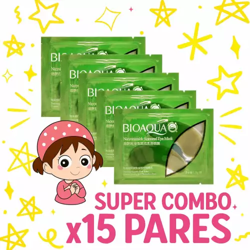 Parches Contorno De Ojos Bioaqua X15pares