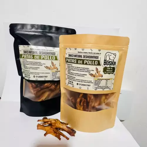 Patas de pollo deshidratadas 60 und natural