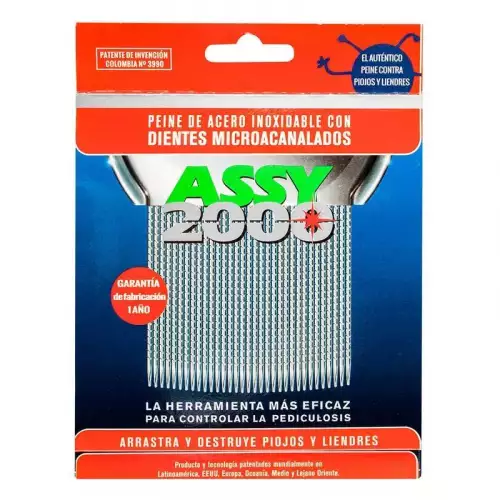 PEINE METÁLICO PARA PIOJOS ASSY 2000