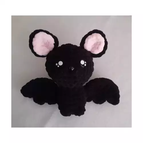 Peluche murciélago amigurumi hecho a mano personalizado