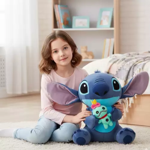 Peluche Stitch Muñeca 45Cm Coleccionable - La Plaza Morada