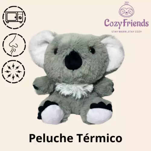 Peluche térmico koala con lavanda para microondas