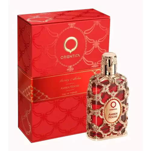 Perfume Amber Rouge amaderado especiado unisex