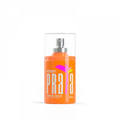 Perfume capilar Praia con notas tropicales y cítricas