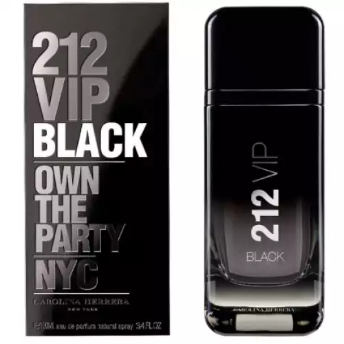 PERFUME CAROLINA HERRERA - 212 VIP BLACK OWN EAU DE TOILETTE 100ML - HOMBRE