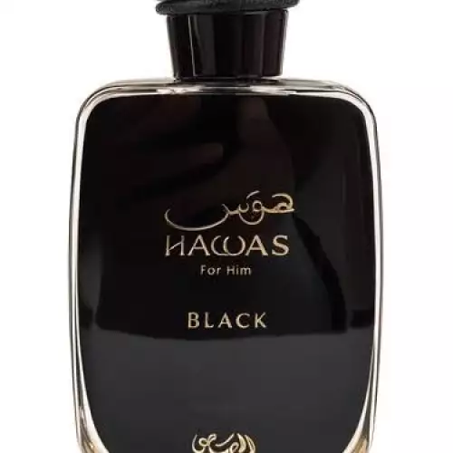 Perfume Hawas Black aromático frutal para hombre