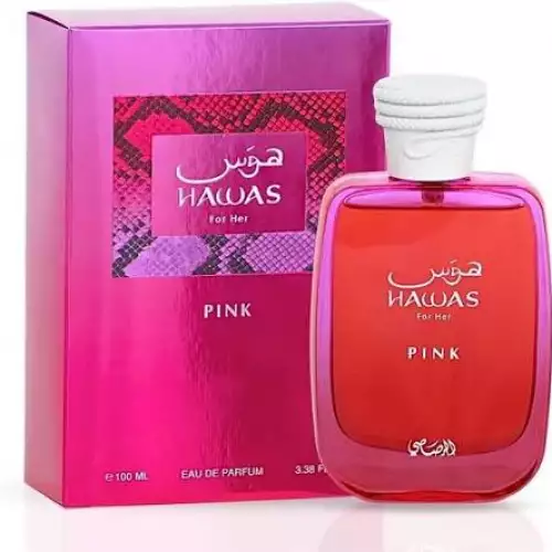 Perfume Hawas Pink oriental vainilla para mujer