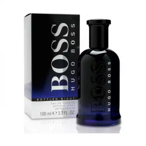 Perfume Hugo Boss Bottled Night amaderado para hombre
