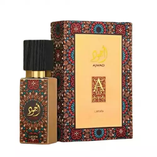 Perfume Lattafa Ajwad amaderado aromático unisex