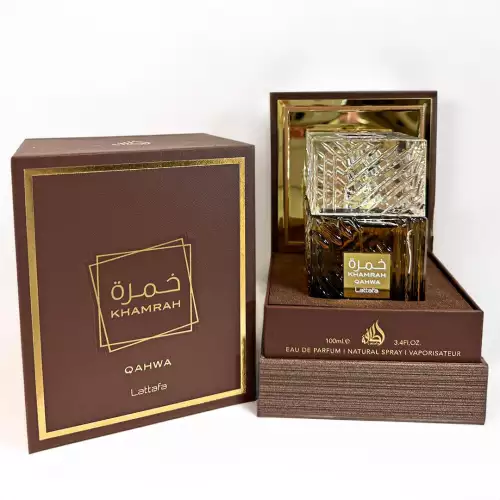Perfume Lattafa Khamrah Qahwa oriental vainilla