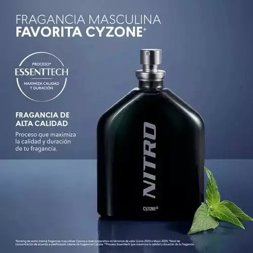 Perfume Nitro para hombre fragancia fresca duradera