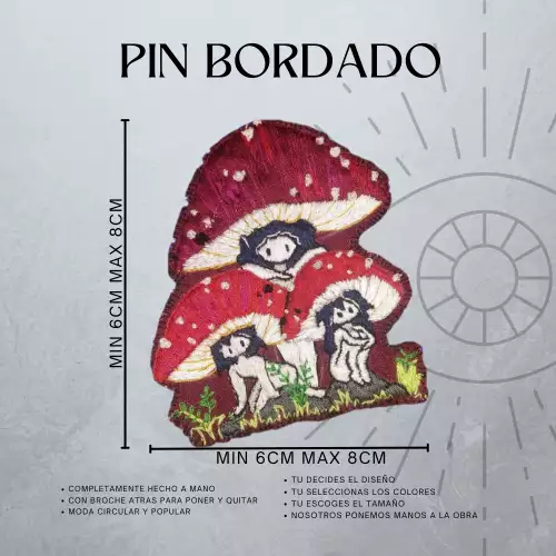 PIN BORDADO PERSONALIZADO