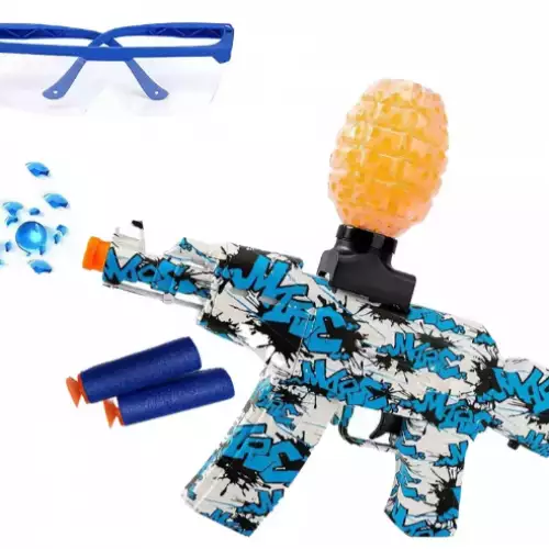 Pistola Juguete Dual Dardos E Hidrogel Ak47 Niños - Niñas Orbis