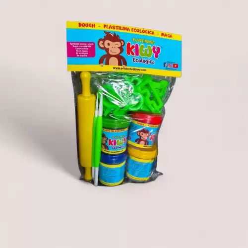 Plastilina ecológica kit números para aprender contando