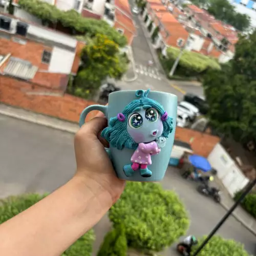 POCILLO (MUG)  DECORADOS EN PORCELANICRÓN 3D