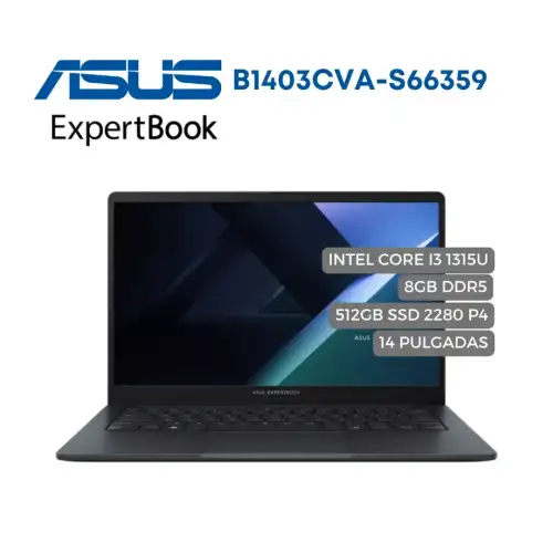 Portatil Asus Expertbook B1403CVA Intel Core I3 1315U