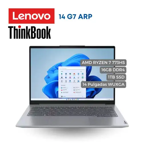 Portátil Lenovo ThinkBook 14 G7 ARP AMD Ryzen 7 7735HS