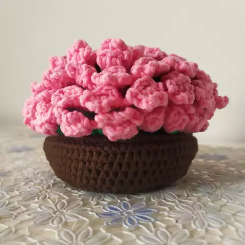 Portavasos Tejidos a Crochet con Diseño Floral.