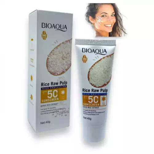 Protector solar facial de arroz Bioaqua 40 gr