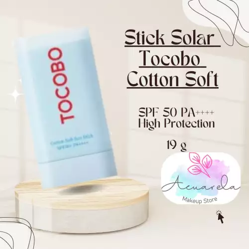 Protector solar stick SPF50 PA++++ algodón suave