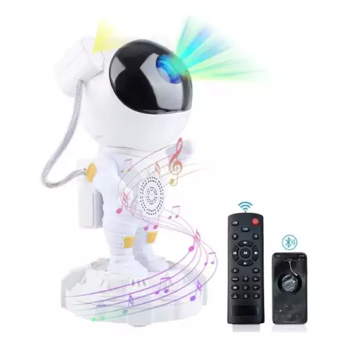 Proyector de galaxias Bluetooth con estrellas y música