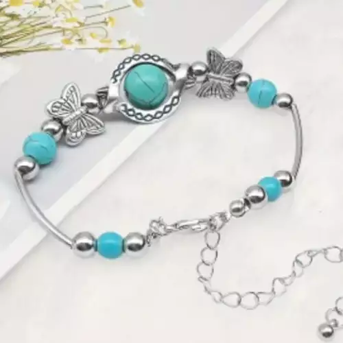 PULSERA ENCANTO EN TURQUESA