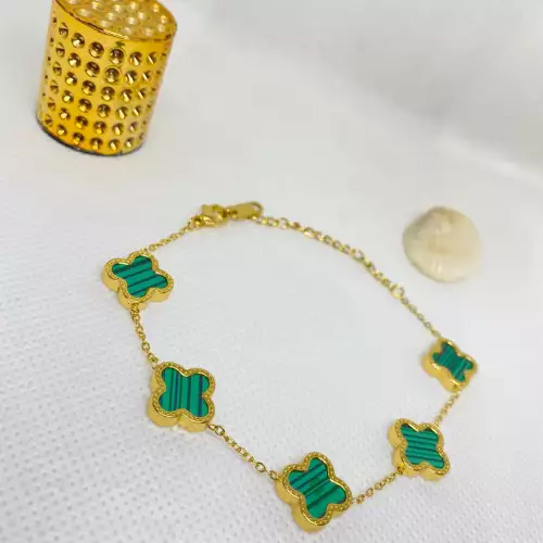 Pulsera Van Cleef en covergold para mujer