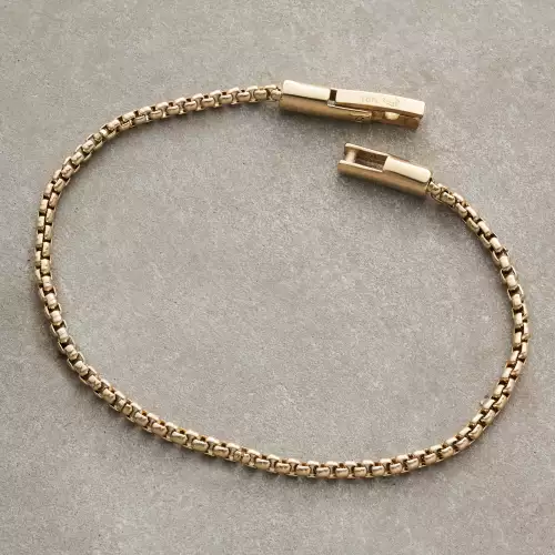 Pulso veneciano unisex oro laminado elegante