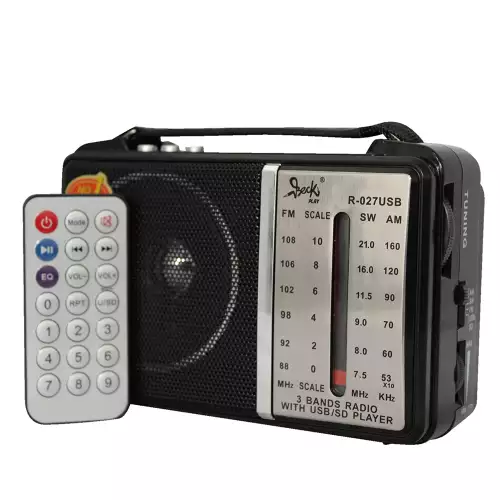 Radio Parlante Portatil Recargable Fm Am Con Control