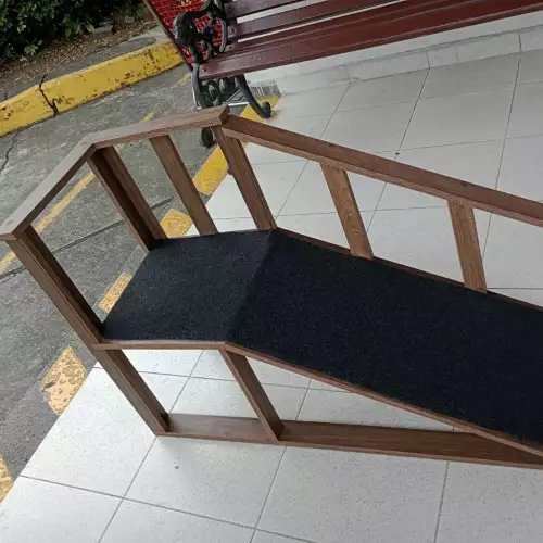 Rampa para perro madecor 60 cm tapizada frantel
