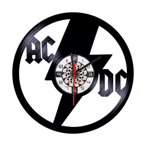 Reloj de pared en vinilo LP AC DC 30 cm diseño