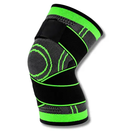 Rodillera Deportiva De Compresion Con Vendaje Ajustable Estabilizador De Rodilla