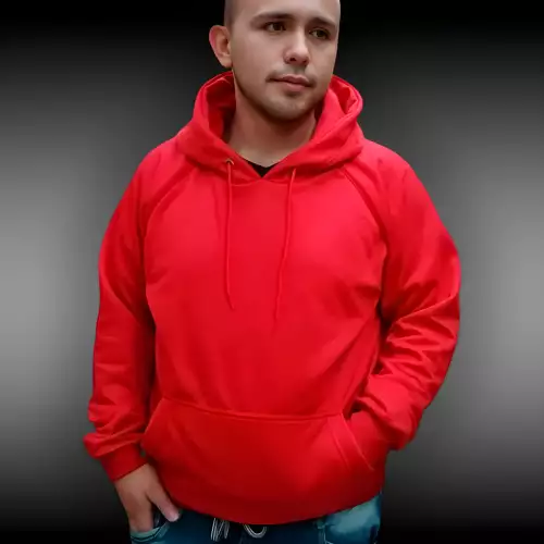 HOODIE DEPORTIVO UNISEX ROJO