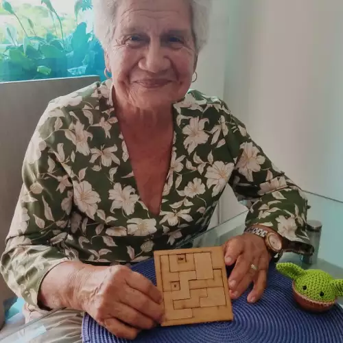 Rompecabezas de calendario madera