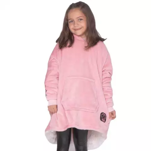 Buzo/saco Cobija Overside Unisex Sencillo Niñ@ Hoodie