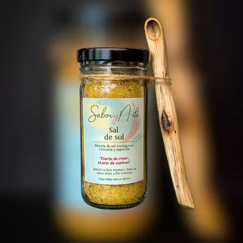 Sal de Sol con cúrcuma y jengibre oriental 100gr