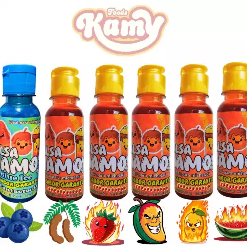 SALSA CHAMOY KAMY PAQ X6 UND 120ML