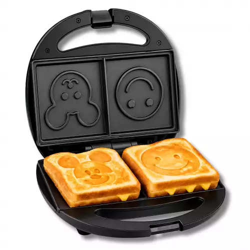 Sandwichera Eléctrica Con Figuras De Animales Tipo Tostadora Intercambiables