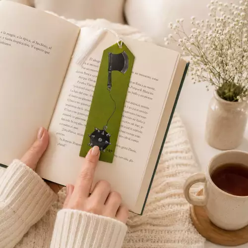 Separador libro acrílico Kimetsu Gyomei con borla