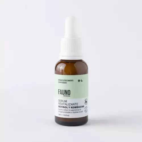 SERUM REVITALIZANTE RETINOL Y KOMBUCHA 30ML FAUNO